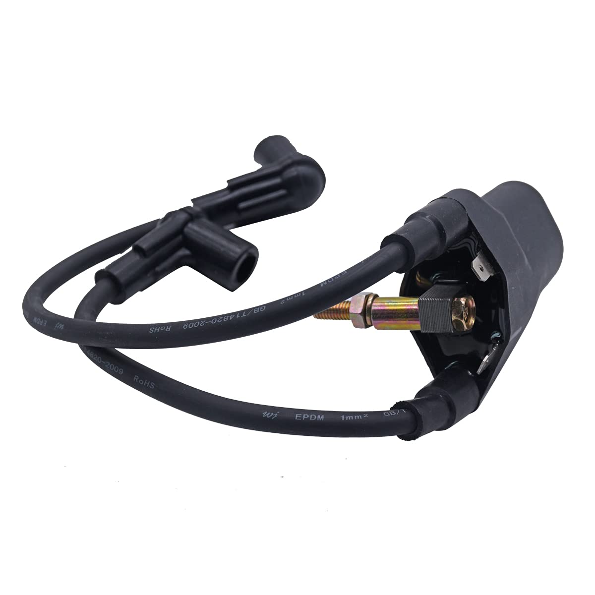 High-Performance Ignition Coil #26652-G01 Compatible with EZGO Golf Cart 4-Cycle Engine (1991-2003) - Replaces EPIGC103 - Perfect for Marathon, Medalist & TXT Models - Ideal for Golf Course Maintenance & Off-Road Use