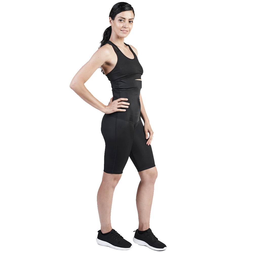 SRC Recovery Shorts for Men & Women - Compression Shorts for Post-Workout Muscle Recovery - Best for Running, Gym & Sports Recovery (Black, Medium) - Perfect for Athletes & Fitness Enthusiasts