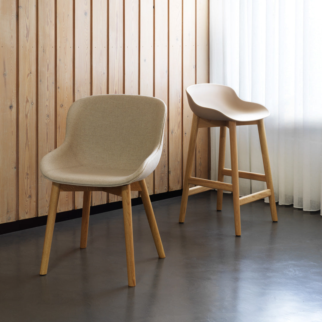 Stylish Hyg Side Chair with Wood Base & Full Upholstery - Perfect for Dining Room, Kitchen, or Home Office Seating