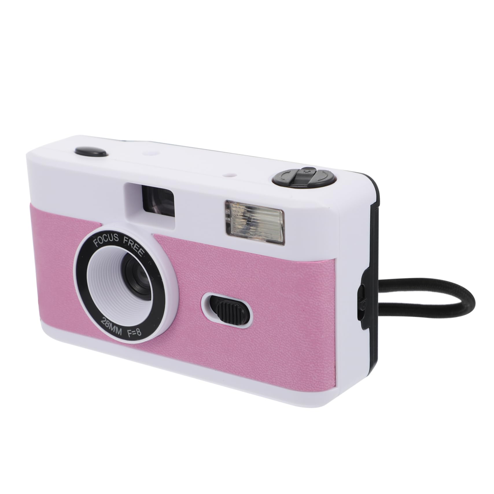 DOITOOL 5-Pack Retro Mini Film Cameras - Vintage Style Travel Cameras with Built-in Flash, Macaron White ABS Body - Perfect for Travel Photography, Party Favors & Vintage Decor