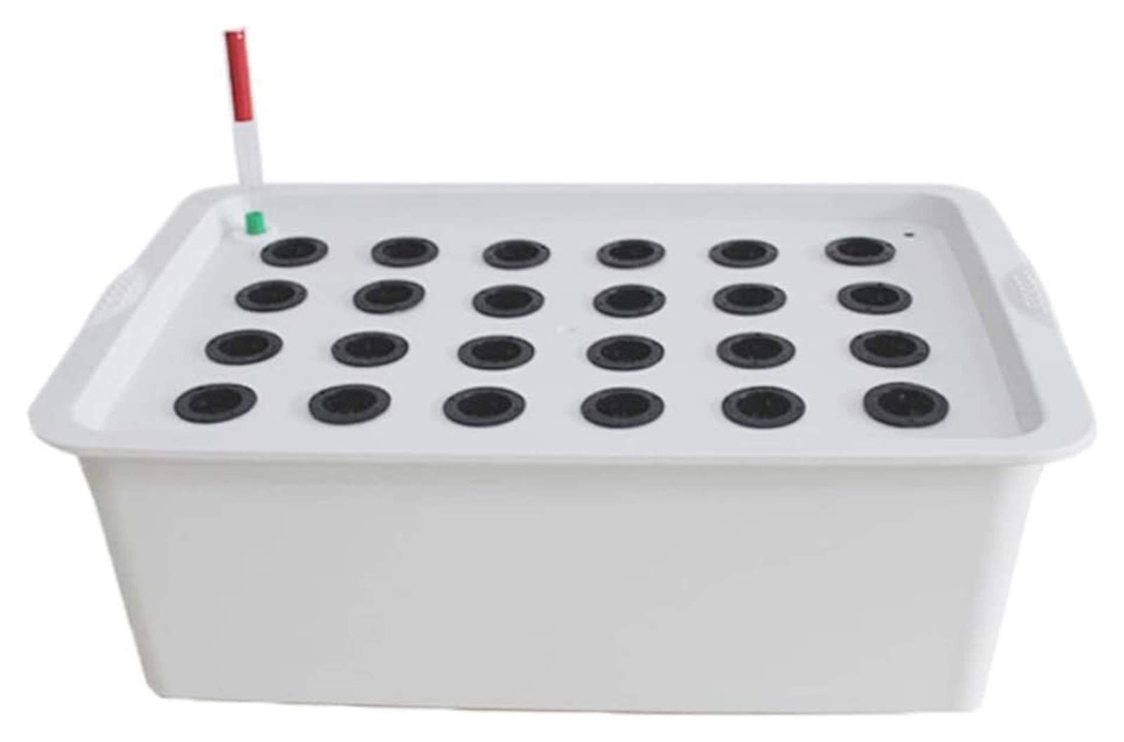 24-Hole Indoor Hydroponics Growing System Kit - Seedling Vegetables Cultivation Grow Box for Home & Kitchen | Perfect for Organic Gardening, Herb Growing, and Indoor Farming