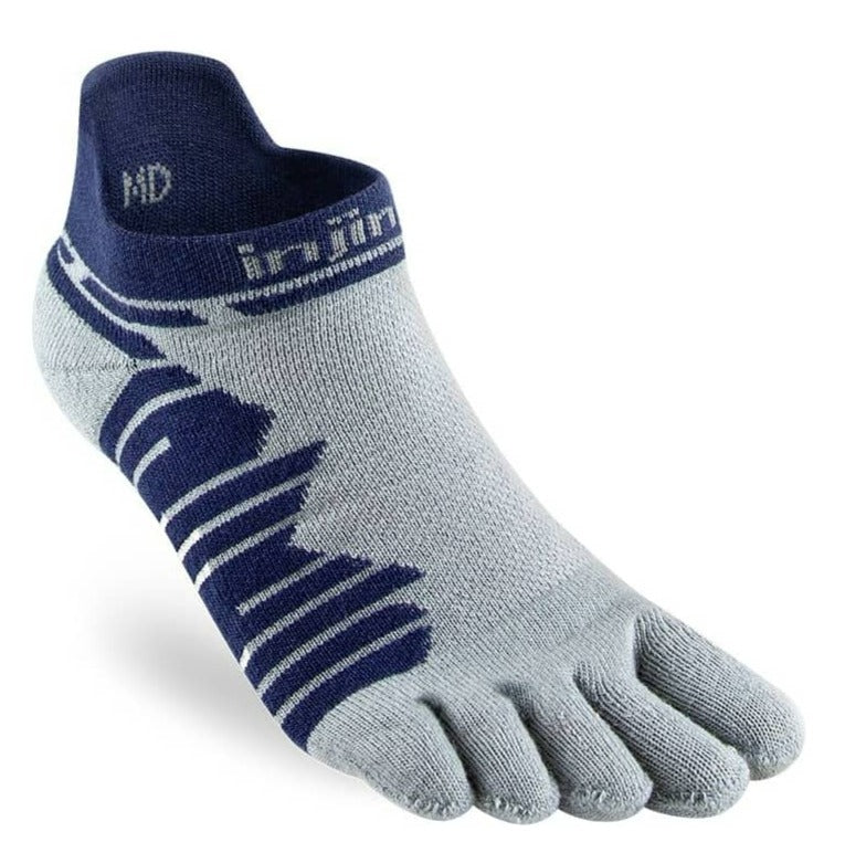 Injinji Ultra Run No Show Toe Socks - Lightweight & Breathable for Running, Hiking & Sports - Prevent Blisters & Enhance Comfort