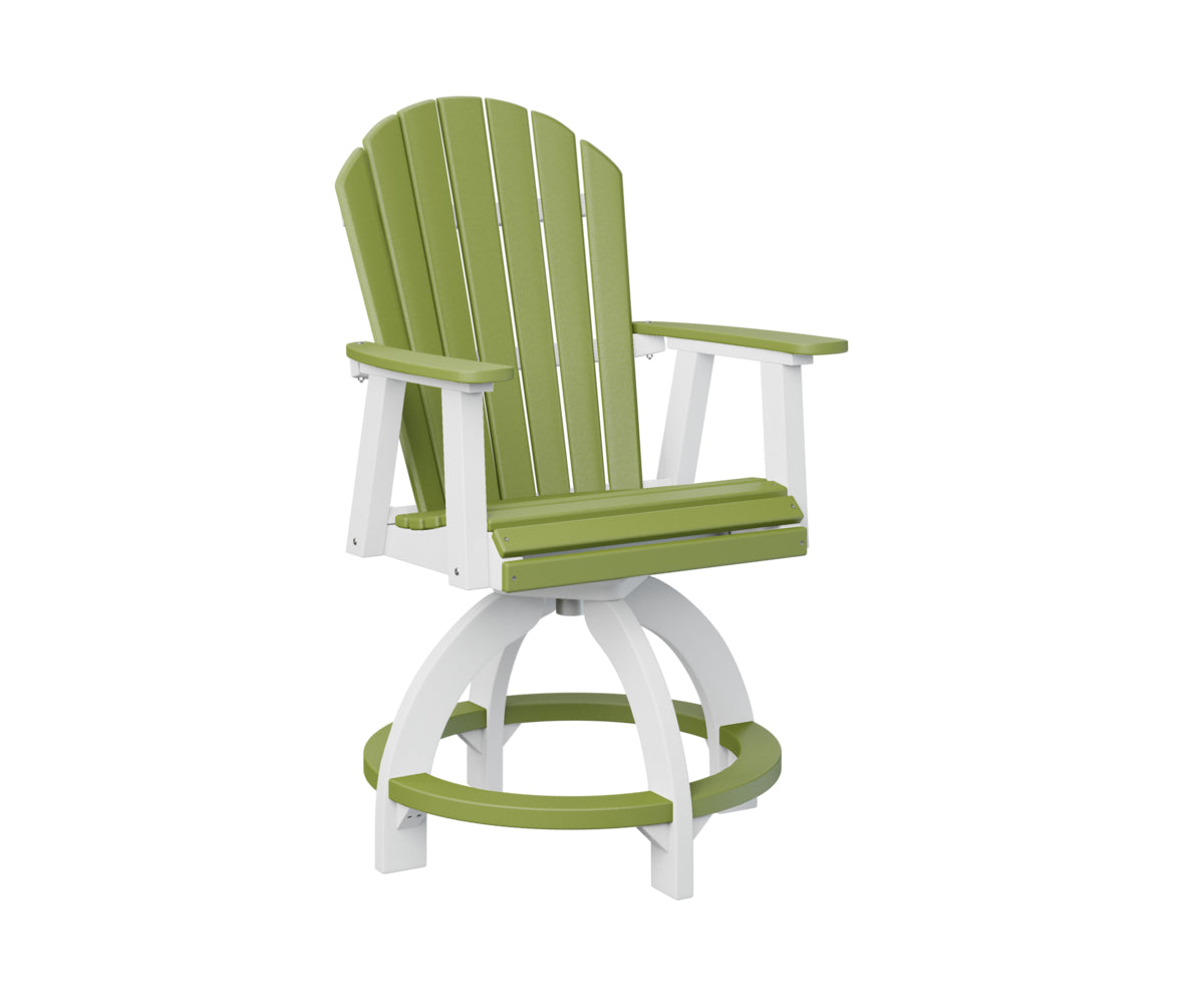 Kiwi Green on White