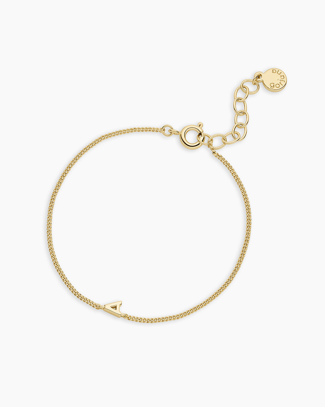 Wilder Mini Alphabet Bracelet - Personalized Initial Letter Bracelet for Women & Girls - Trendy Stackable Jewelry for Everyday Wear & Gifts