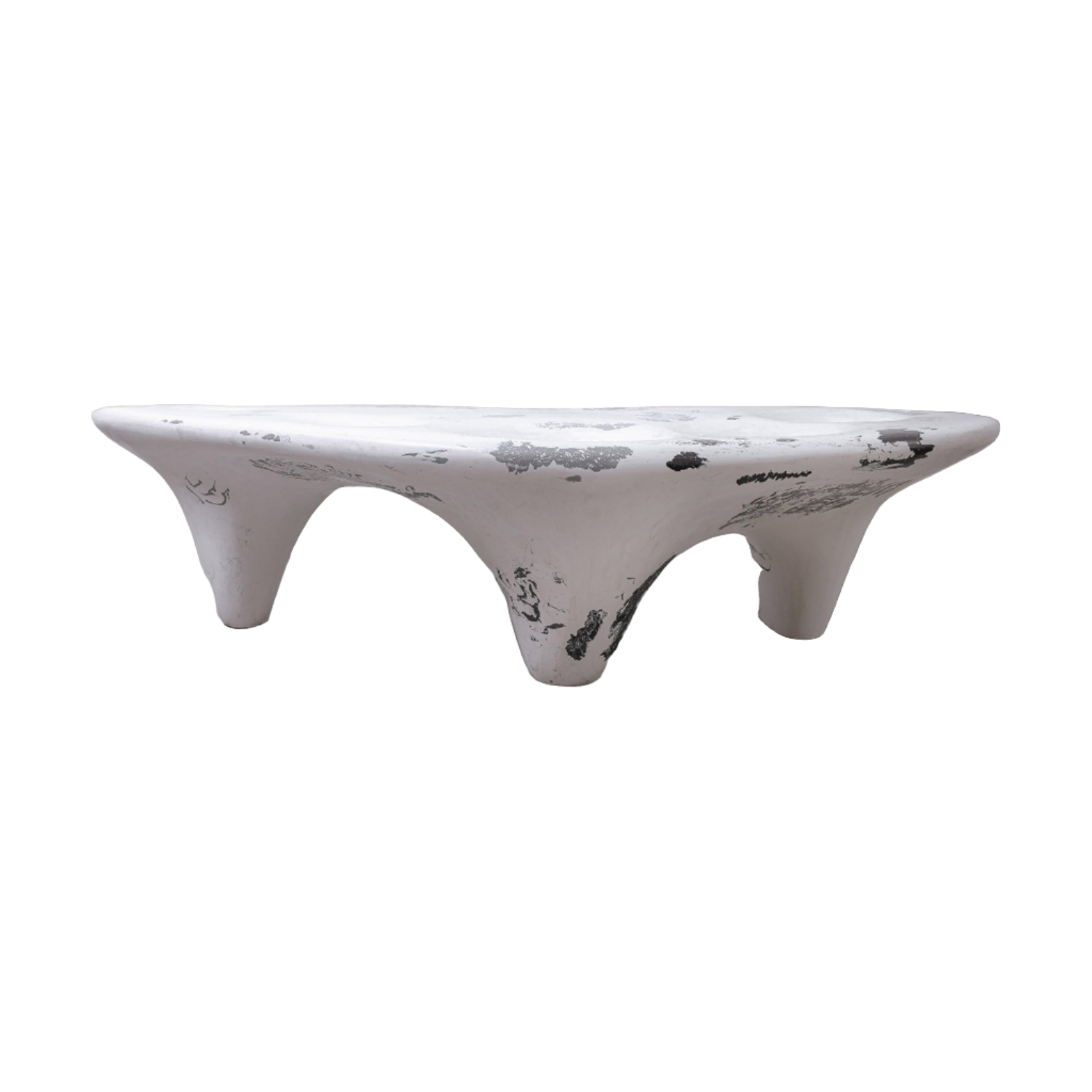 Amoeba Coffee Table Bench - Modern Multifunctional Furniture for Living Room, Office & Rental Spaces - Perfect for Home Decor, Seating & Stylish Storage