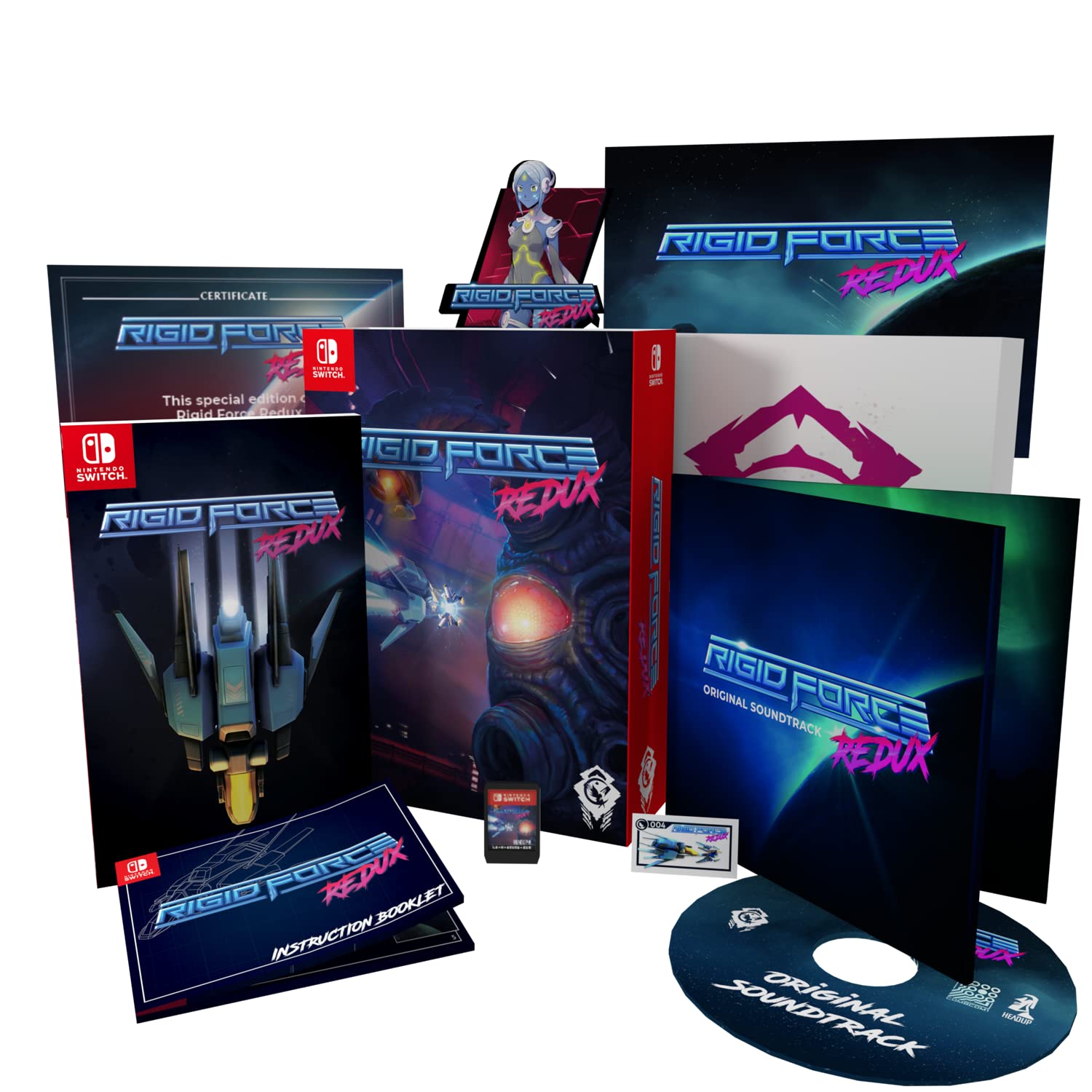 Rigid Force Redux: Limited Edition - Nintendo Switch Game | Action-Adventure Space Shooter | Perfect for Home Gaming & Travel Entertainment