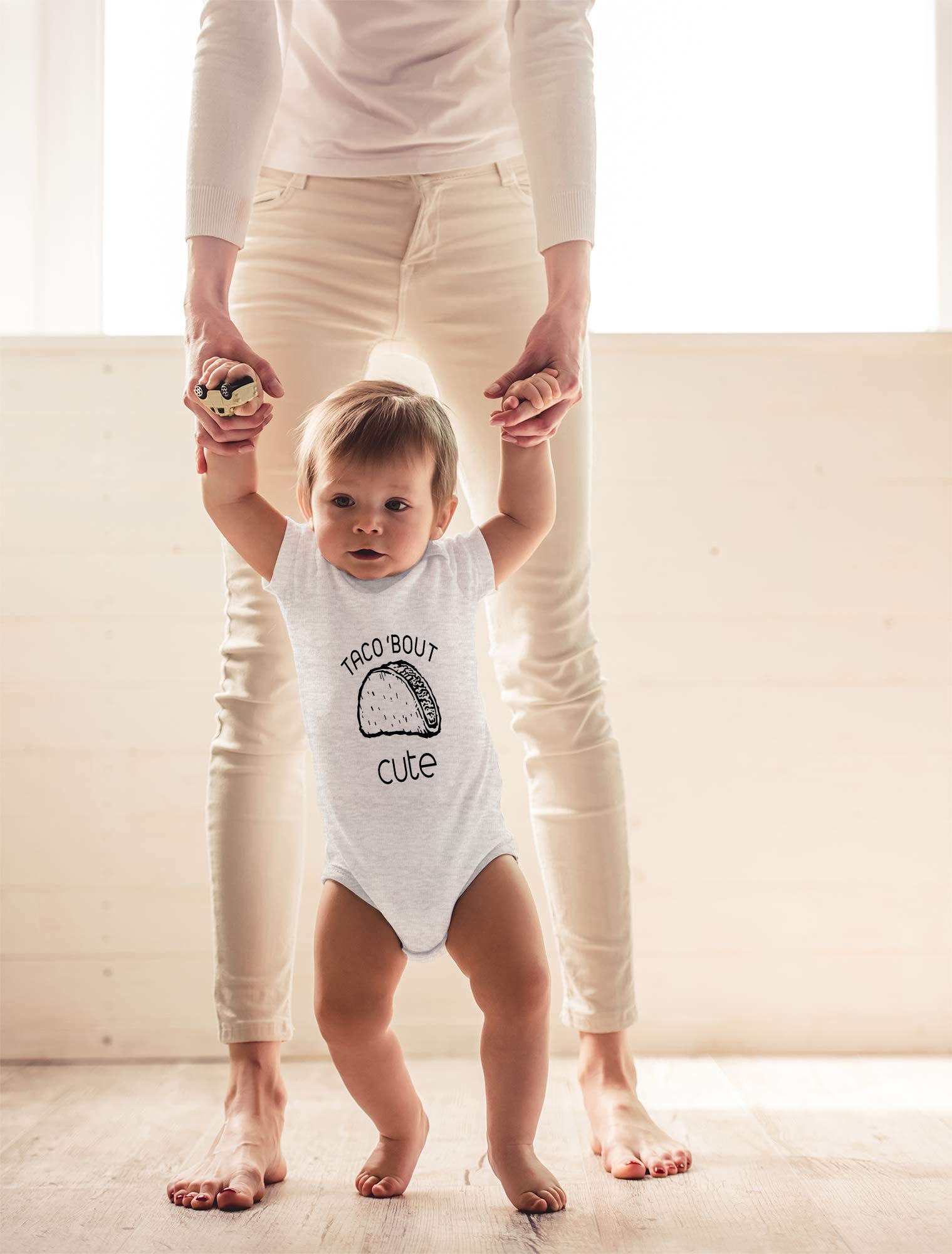 Funny Newborn Bodysuits for Boys & Girls | Cute Baby Clothes | Taco-Themed Infant Outfits - Perfect for Photo Shoots, First Birthdays & Playtime
