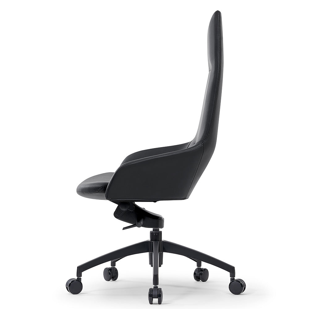 Premium OSCAR High Back Ergonomic Office Chair - Black, Adjustable Lumbar Support & Tilt Function for Ultimate Comfort - Perfect for Home Office, Gaming & Workspace