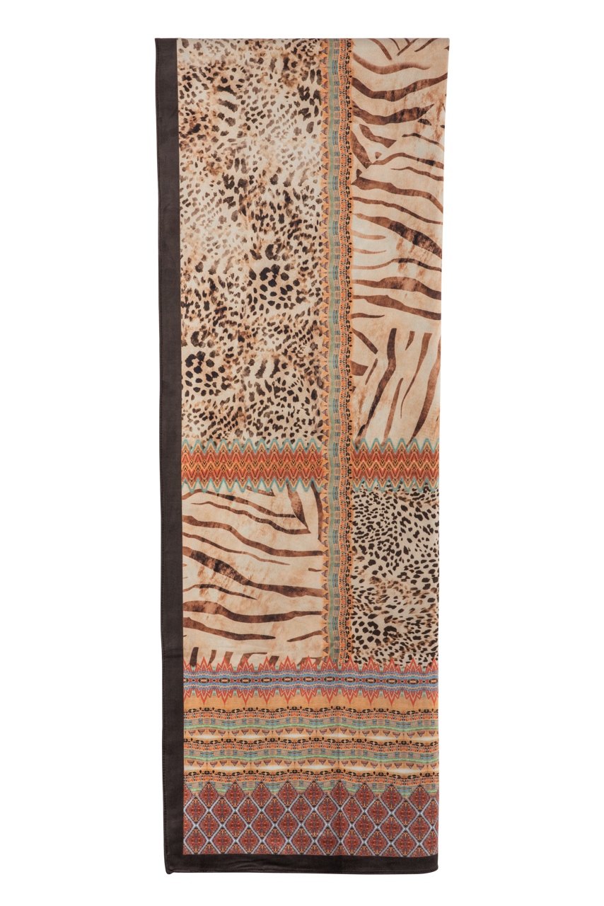 Reversible Animal Print Scarf - Soft & Stylish Winter Fashion Accessory for Women | Perfect for Cold Weather, Office Wear & Holiday Gifts