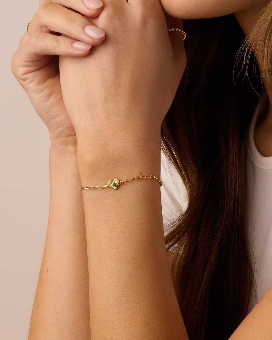 Birthstone Heart Bracelet - Personalized Sterling Silver Charm Bracelet for Women | Perfect Gift for Mother's Day, Valentine's Day & Anniversaries | Elegant Jewelry for Everyday Wear & Special Occasions