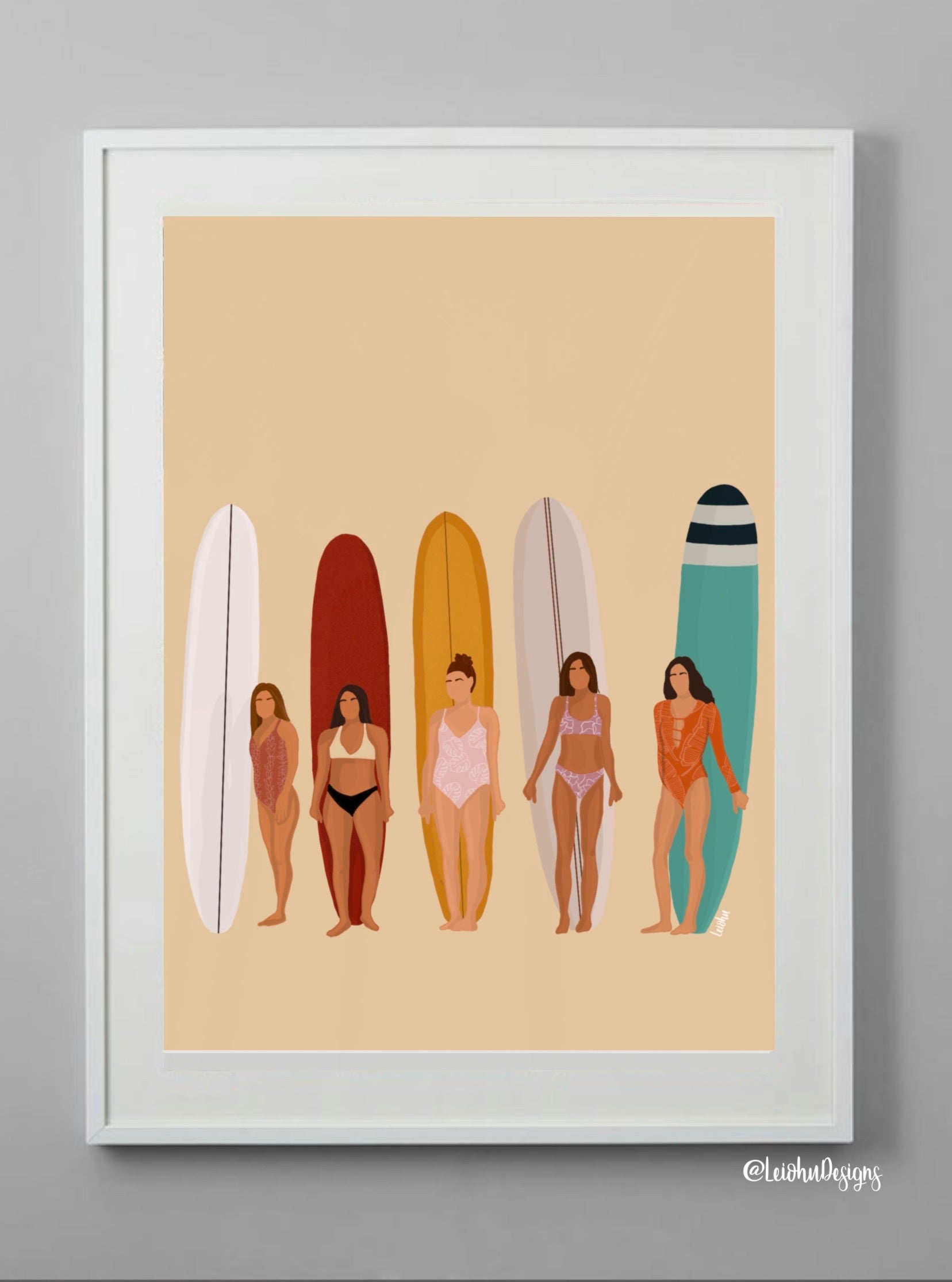 Wahine Surfboard for Women - Premium Performance Surfboard for All Levels - Perfect for Beach Waves, Surfing Lessons & Ocean Adventures
