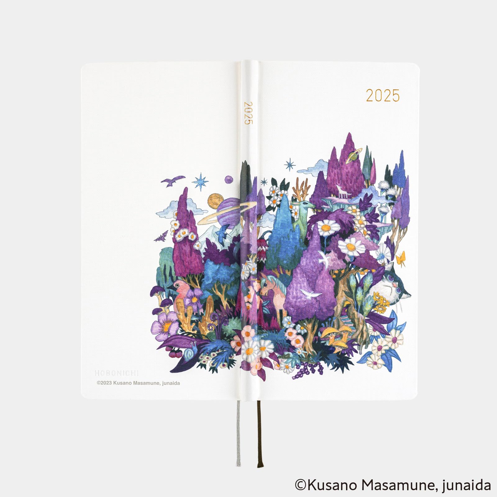 Hobonichi Techo 2025 Weekly Planner - English Version, Tall & Slim Size, January Start Date, Masamune Kusano x junaida 