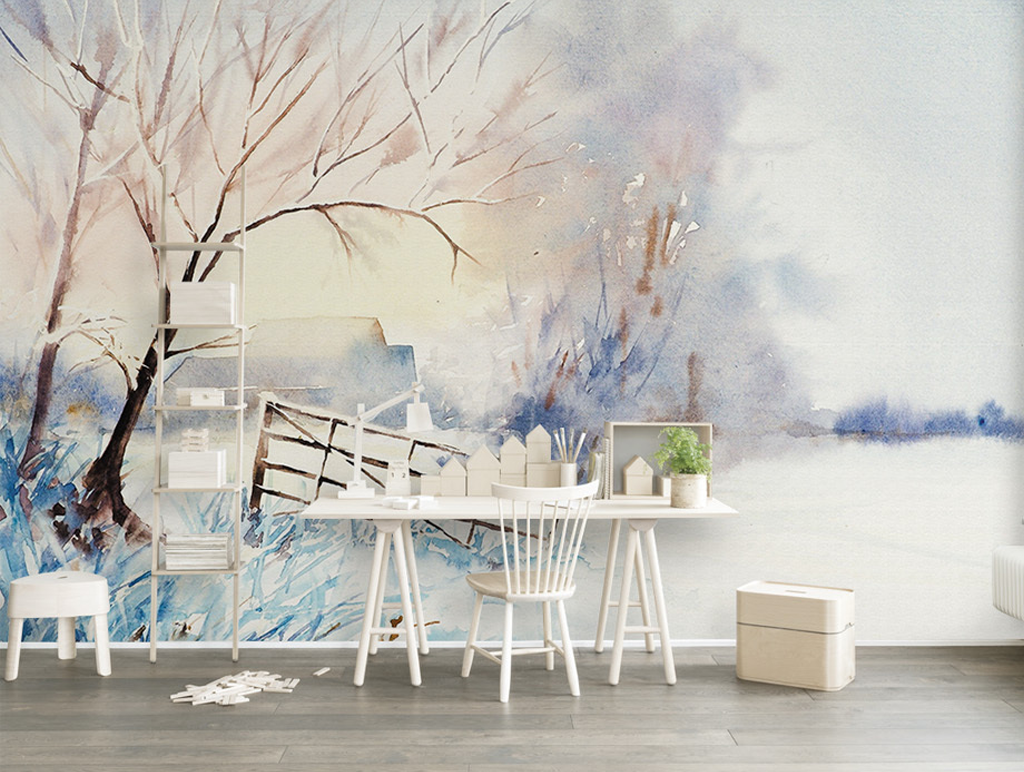 Tree Scenery Wallpaper Murals - Nature-Inspired Wall Decor for Living Room, Bedroom & Office | Peel and Stick Removable Wall Art
