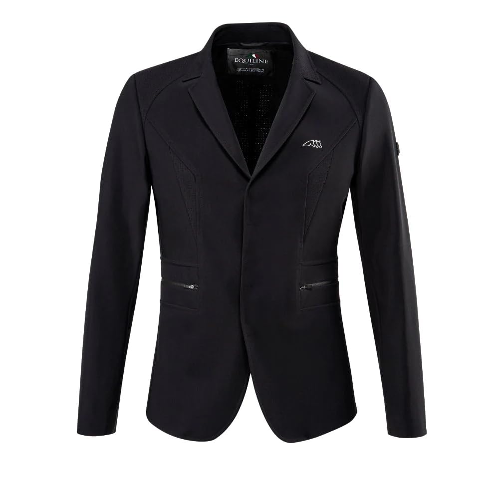 Equiline Gesso Men's Equestrian Competition Jacket - Premium Show Jumping & Dressage Riding Coat for Horseback Riding Events
