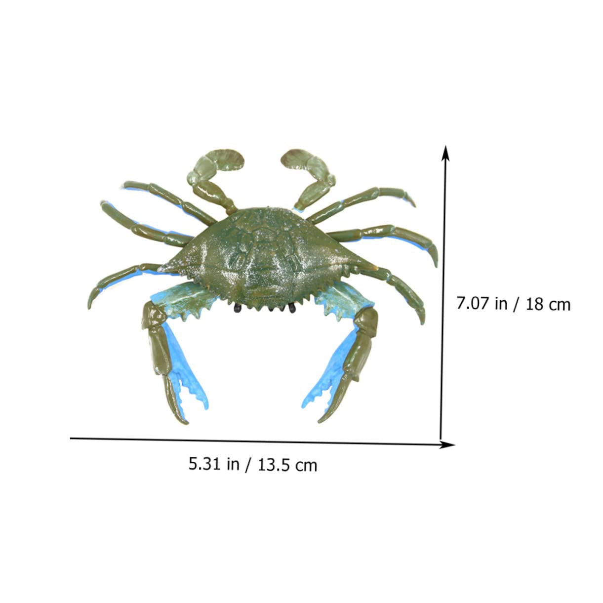 UPKOCH 3 Pack Realistic Crab Toy Set - Lifelike PVC Animal Figures, Educational Bath Toys for Kids, Ocean-Themed Learning & Sensory Play | Perfect for Bathtime Fun, Classroom Activities & Marine Life Exploration