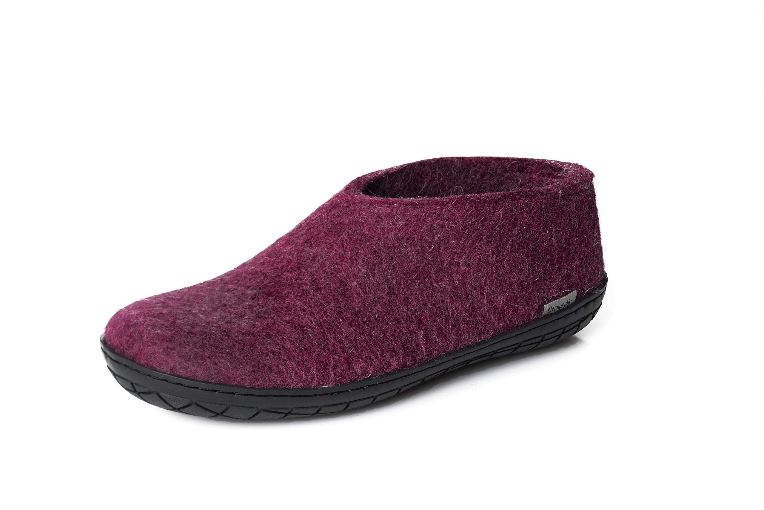 Glerups Wool Slippers for Men & Women - Comfortable Rubber Sole Indoor/Outdoor House Shoes for Cozy Home & Garden Use