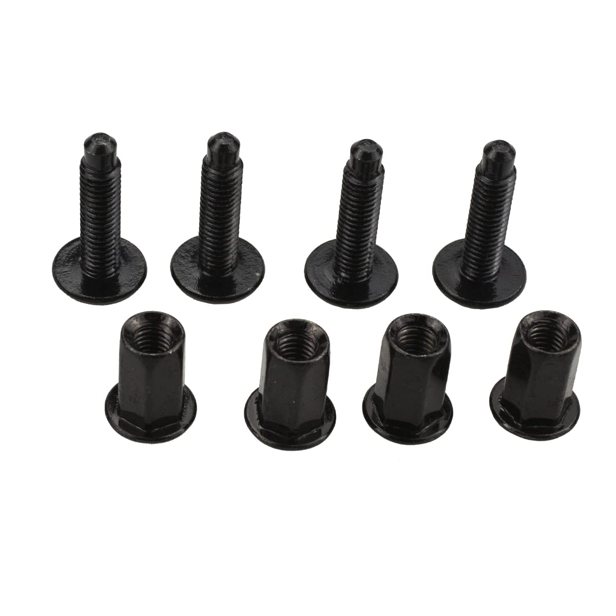 RLB-HILON Tailgate Molding Cap Kit - 4PCS Screws & Nuts for Chevy GMC Silverado Sierra 2007-2013 - Easy Truck Bed Accessory Installation