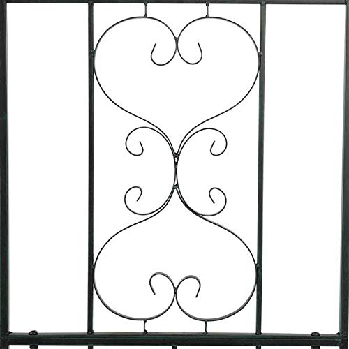 Arc Roof Wrought Iron Arch Plant Climbing Frame - Garden Trellis for Roses, Vines & Climbing Flowers | Outdoor Decorative Metal Plant Support