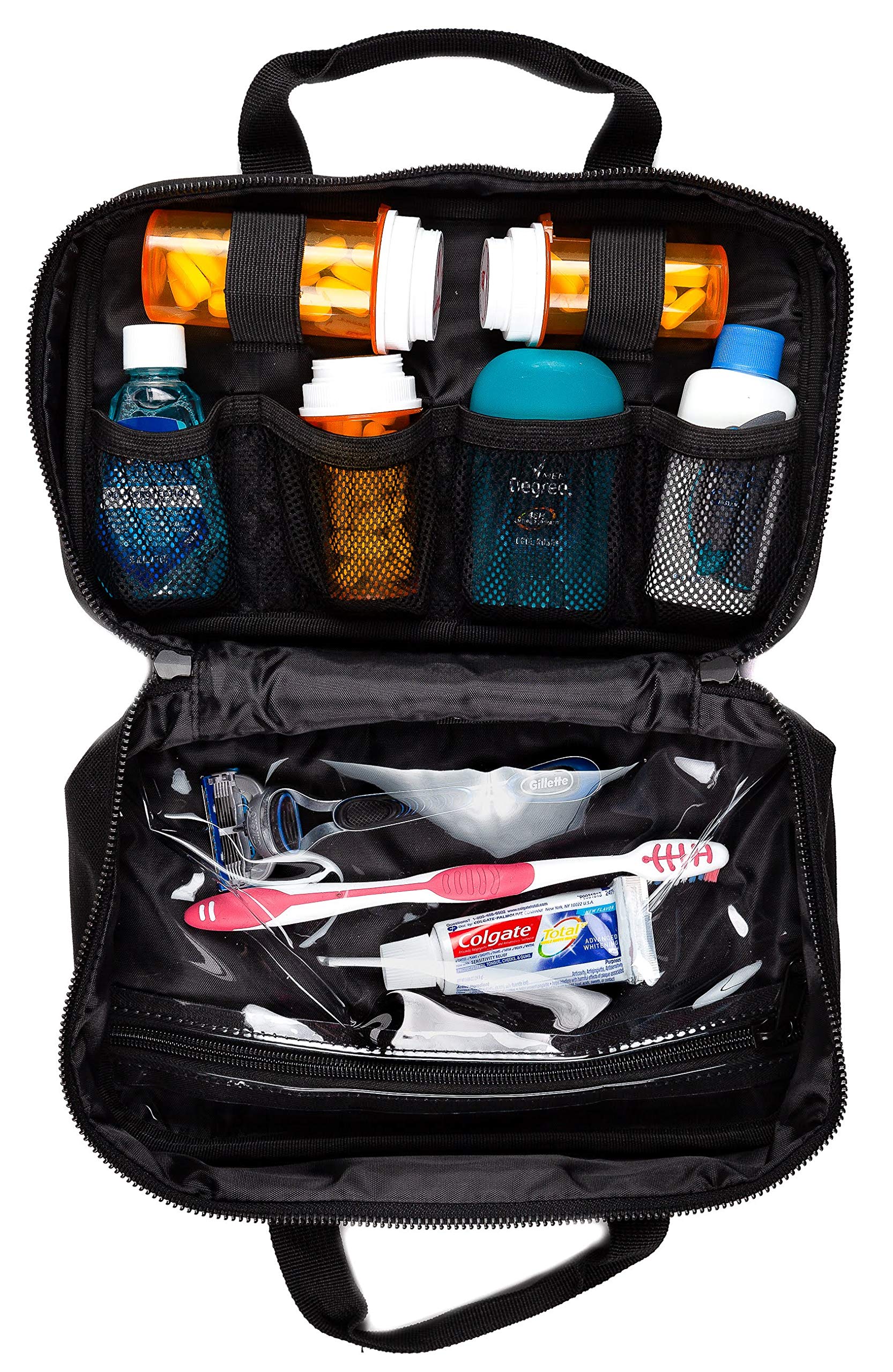 Waterproof Medication Travel Bag - Portable Pill Organizer for Daily Use, Vacations & Emergency Kits | Compact & Durable Medical Pouch for Pills, Vitamins & First Aid Supplies