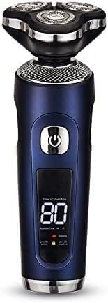 Premium Electric Razor for Men - 3 Blade Rechargeable Shaver & Beard Trimmer Kit with Multi-Function | Portable Wet/Dry Use for Travel, Gym & Daily Grooming