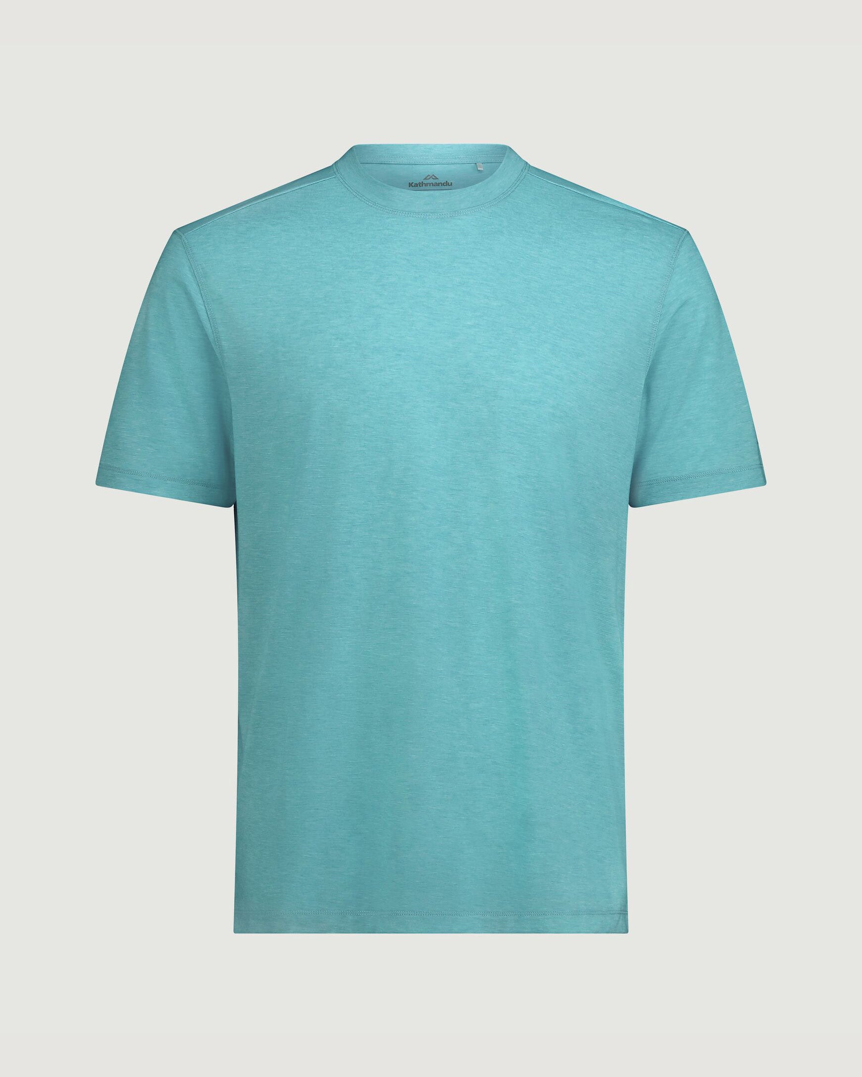 WELL.DER.NESS Men's Short Sleeve T-Shirt for Casual Wear - Breathable Cotton Tee for Summer, Gym, and Everyday Outfits