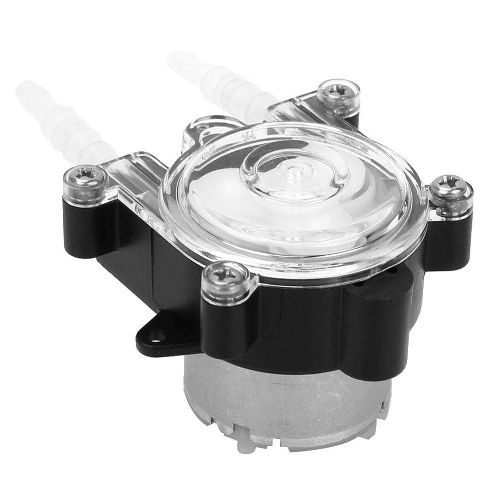 6V Peristaltic Pump for Lab & Aquarium - 65-150ml/min Flow Rate, Low Noise, ID3mmxOD5mm Tubing - Ideal for Biochemical Analysis, Pharmacy, Water Treatment & Home Aquariums