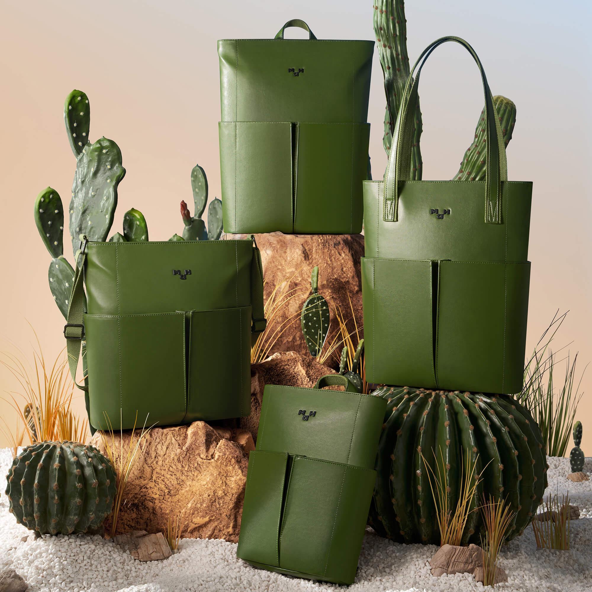 Cactus Pattern Line Sling Bag - Crossbody Shoulder Bag for Women & Men - Perfect for Travel, Hiking, and Everyday Use