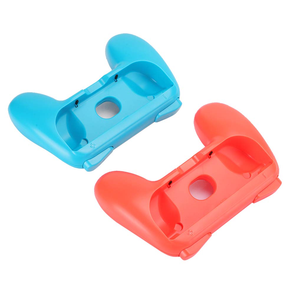 Kafuty-1 Anti-Slip Ergonomic Gaming Controller Grip Cover for Nintendo Switch Joy-Con (Red & Blue) - Enhanced Comfort for Long Gaming Sessions, Travel Protection, and Improved Gameplay Performance