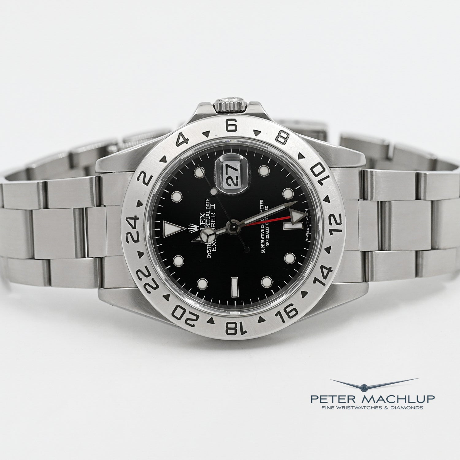 Authentic Rolex Explorer II 16570 Stainless Steel Watch 1995 - Men's Luxury Sports Watch for Hiking, Travel & Outdoor Adventures