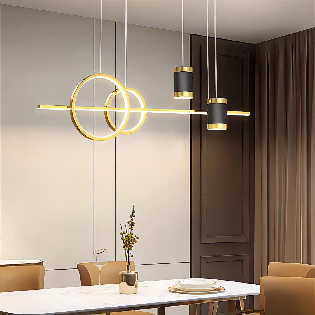 5-Light LED Island Pendant Light - 39.4