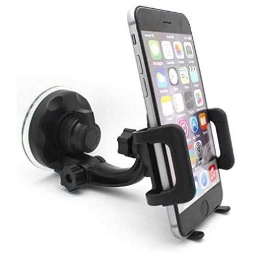 Universal Car Windshield Mount Holder for Motorola Moto G Stylus 5G (2022) - 360° Swivel Adjustable Suction Cup Phone Cradle Dock - Perfect for GPS Navigation, Hands-Free Calling & Road Trips