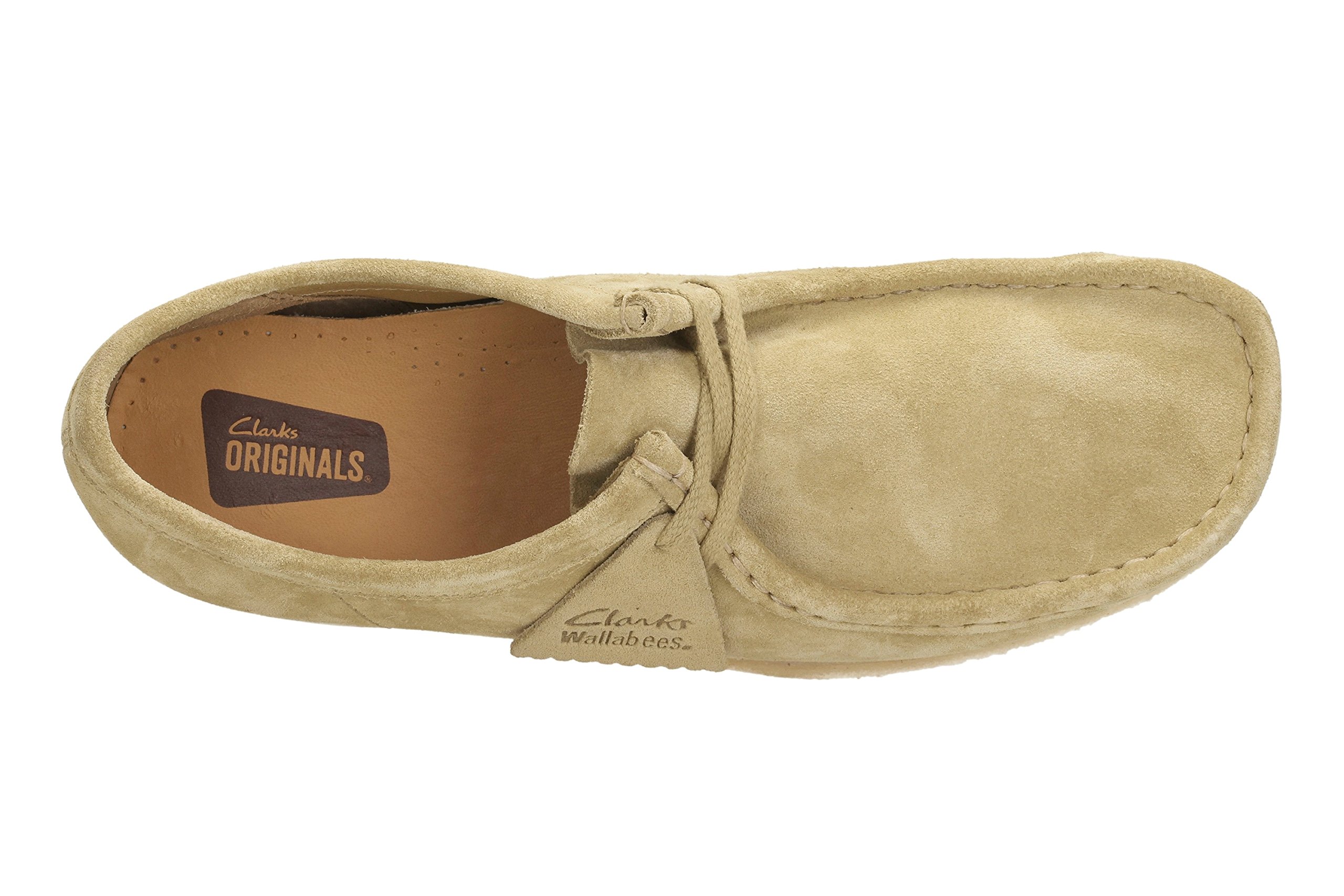 **Clarks Originals Wallabee Men's Suede Shoes - Maple Brown, Size 11 UK | Comfortable Casual & Office Wear for Everyday Style**