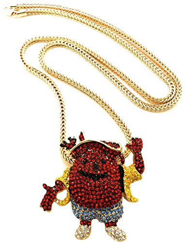 GOLD COLOR/BLUE SHORTS 24 FRANCO CHAIN