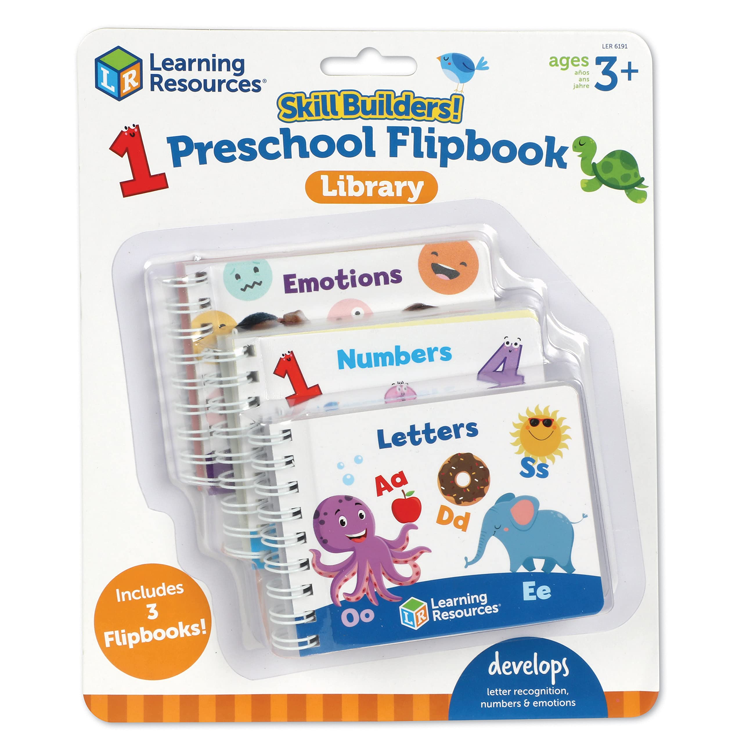 Skill Builders Preschool Flipbook Library - Early Learning Activities for Kids