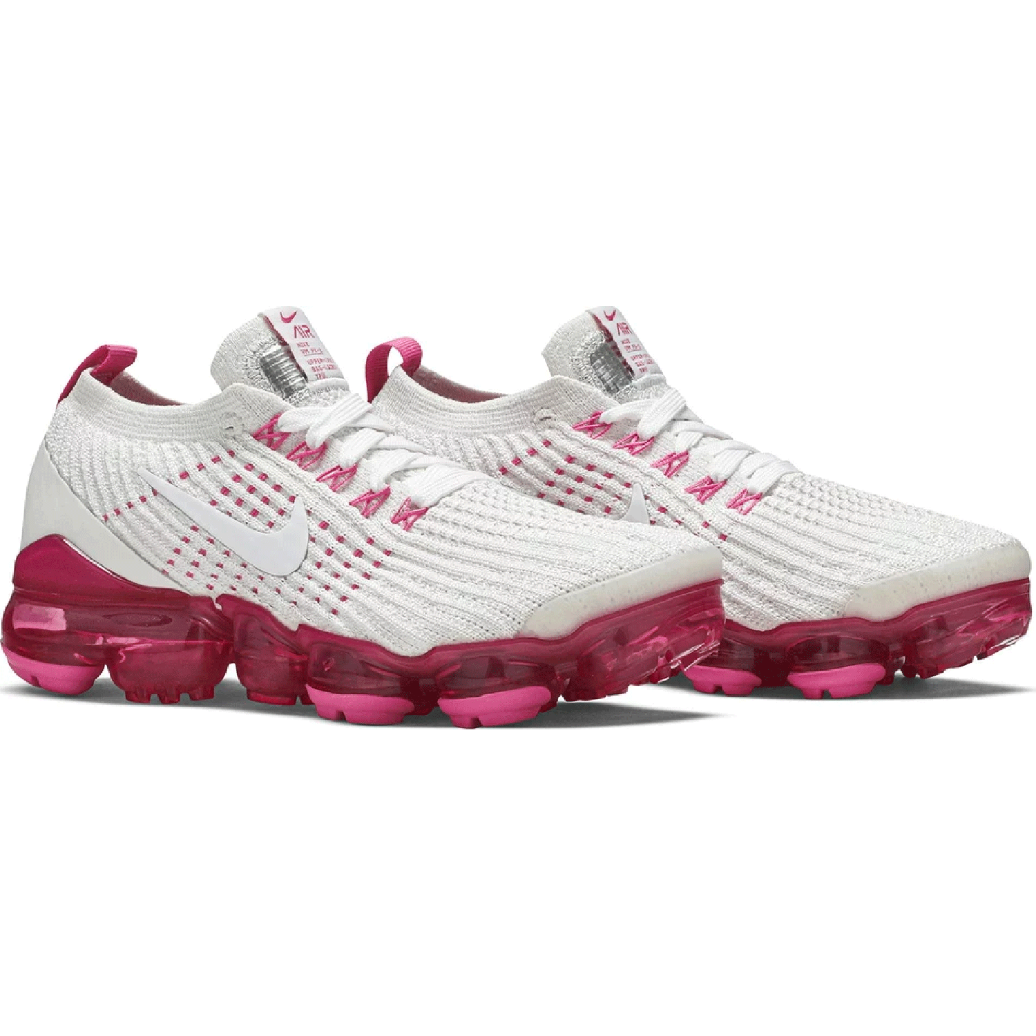 Nike Air VaporMax Flyknit 3 Women's Running Shoes - Pink Rise | Lightweight Cushioned Sneakers for Jogging, Gym Workouts & Everyday Wear