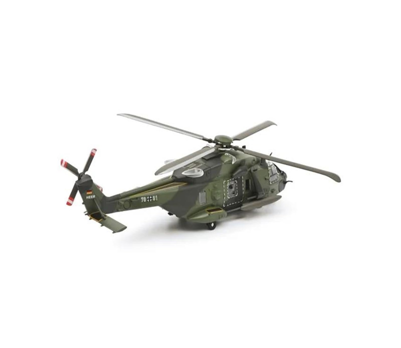 German NH90 Helicopter Diecast Model - 1/87 Scale Alloy Collectible for Adults - Perfect for Military Enthusiasts, Display Cases & Gift Giving