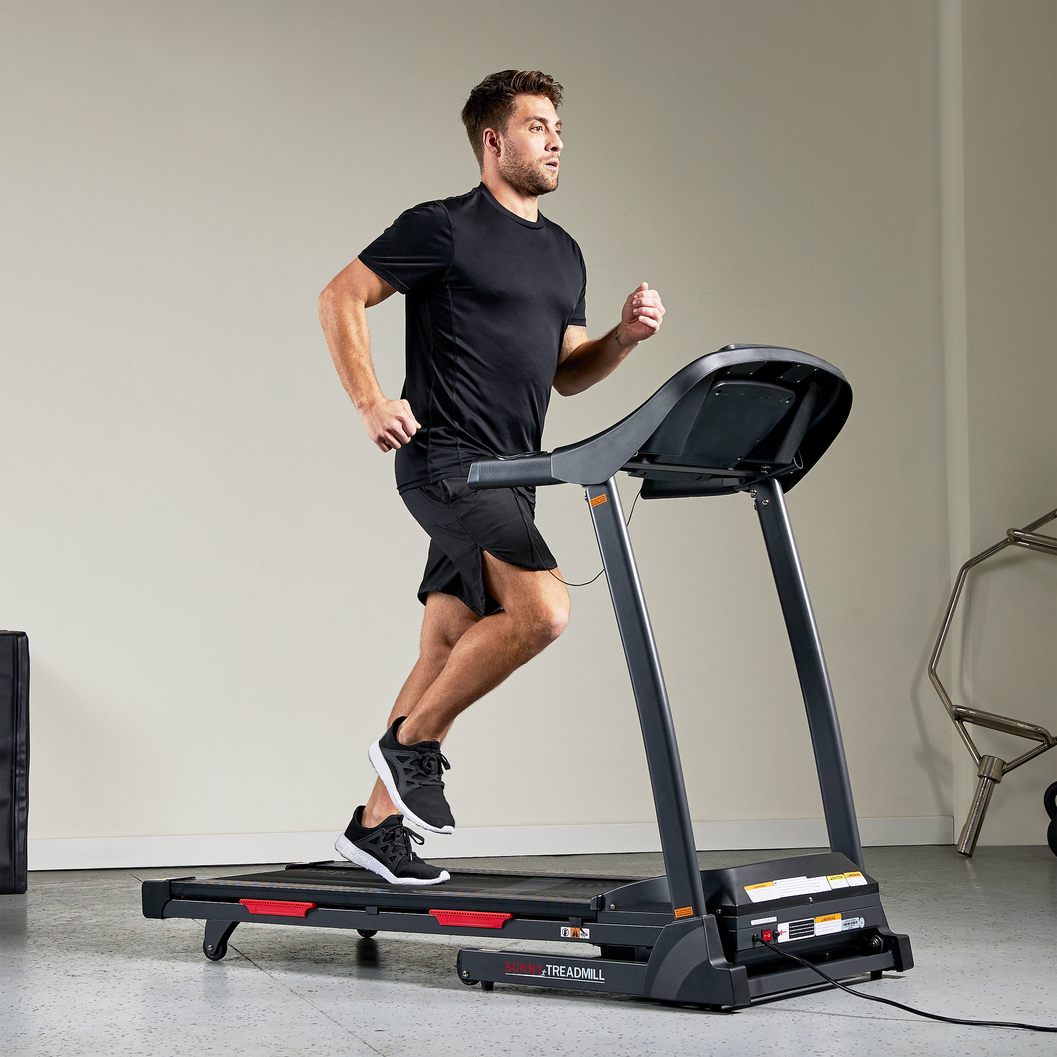 Premium Folding Auto Incline Smart Treadmill with Bluetooth - SunnyFit® App Compatible for Home Gym & Cardio Workouts