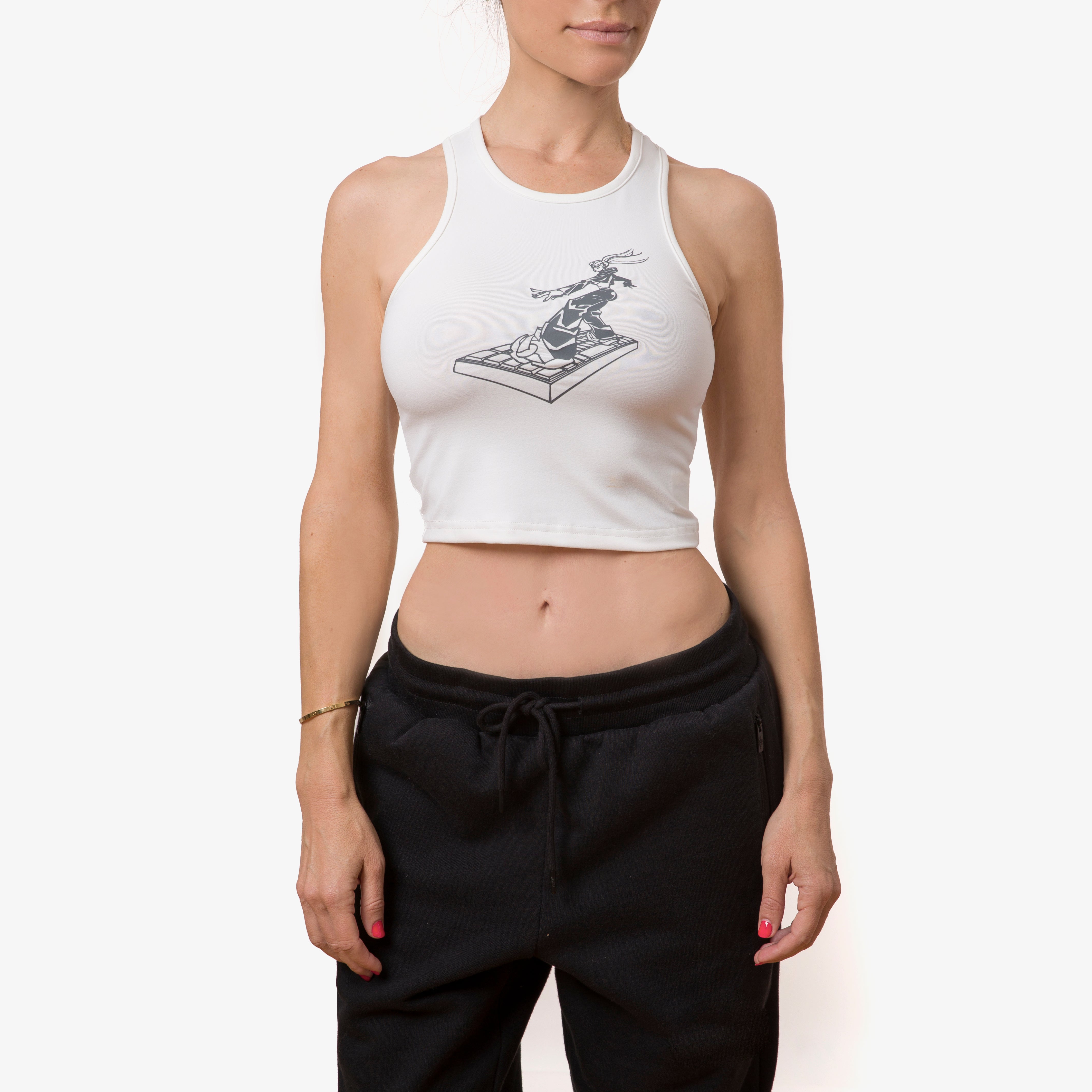 PRIX x Higround Frost Women's Tank Top - Breathable & Stylish for Gym, Yoga & Summer Outfits