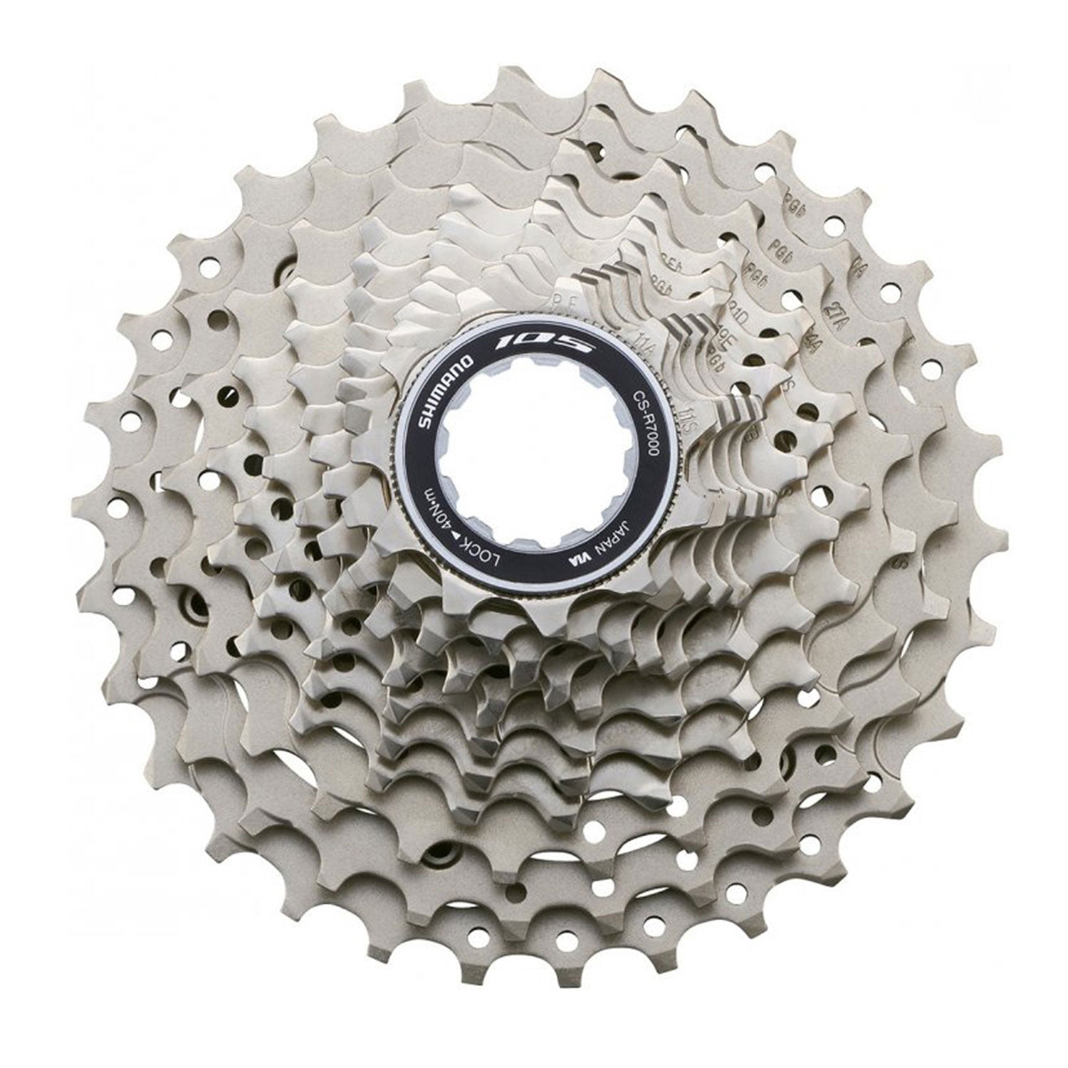 Shimano 105 CS-R7000 11-Speed Cassette - High-Performance Bicycle Cassette for Road Bikes | Perfect for Racing, Training & Endurance Cycling