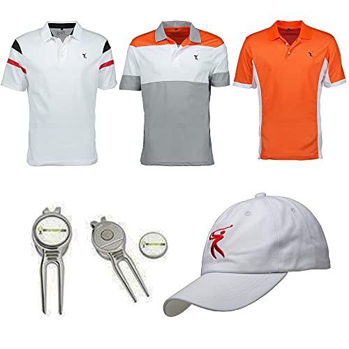 Special Offer 1 - 3 T-shirts + Golf Hat + Divot Ball Marker