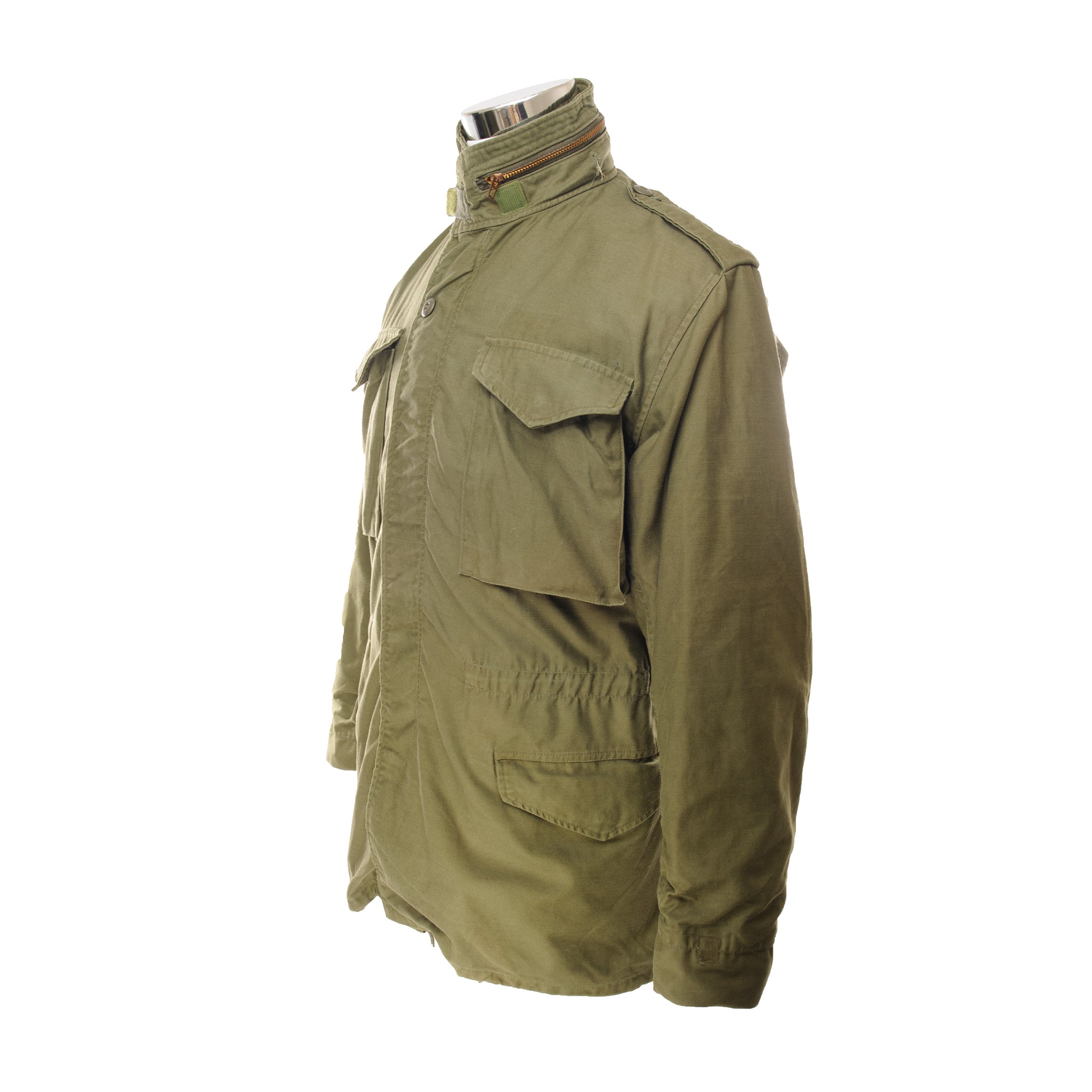 Vintage US Army M-1965 M65 Field Jacket - 1982 Issue - Small Long Size - Military Green Outerwear for Outdoor Adventures & Casual Wear