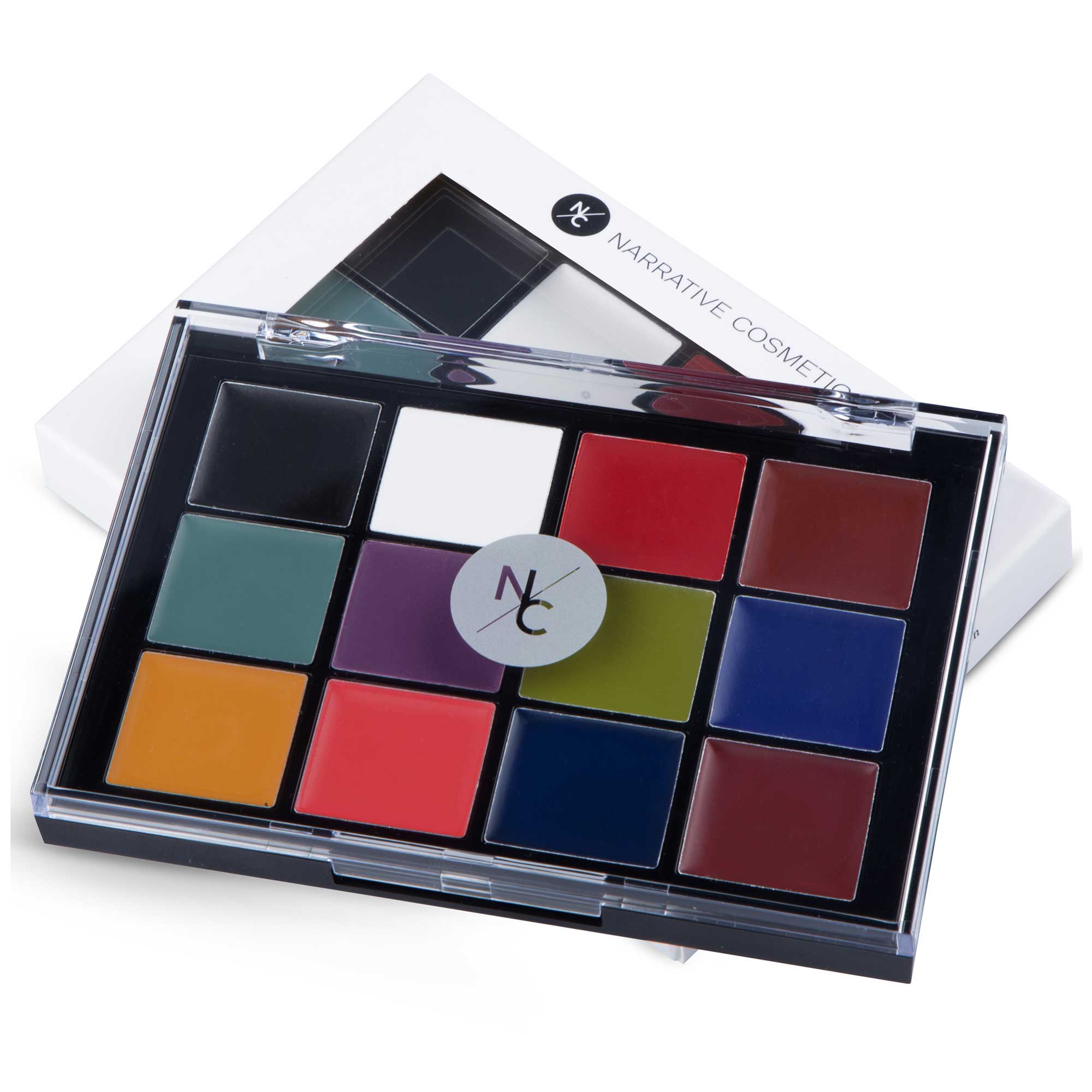 Quick Drying FX Cream Makeup Palette - Professional Special Effects Makeup for Halloween, Cosplay & Theater - Waterproof & Long Lasting