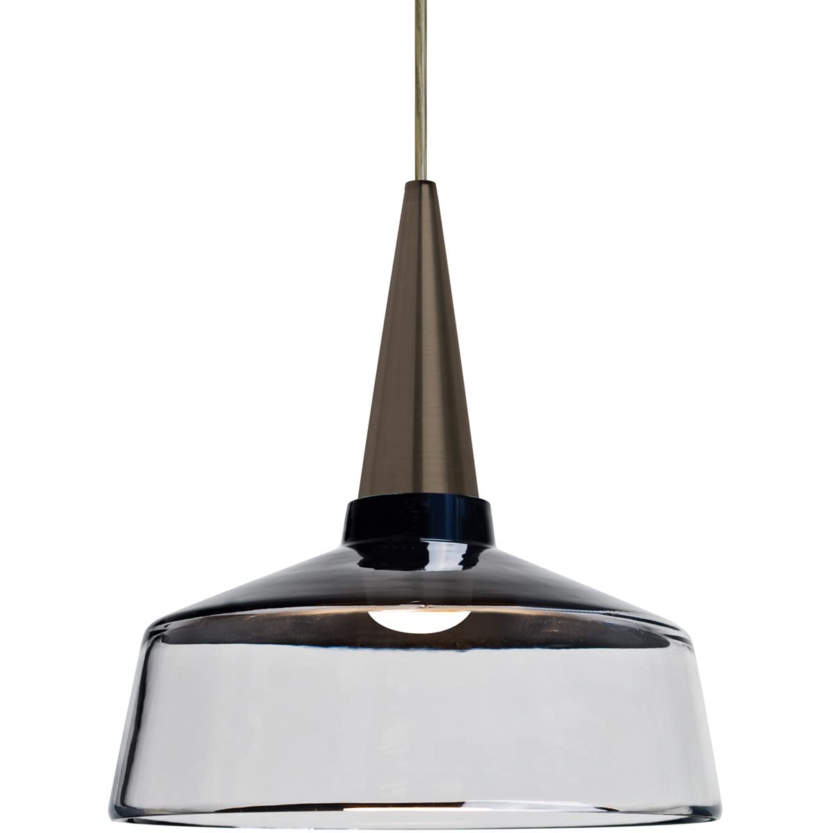 Baron Collection 10-Light LED Pendant Chandelier - Modern Black Ceiling Light Fixture for Dining Room, Kitchen Island & Living Room Decor