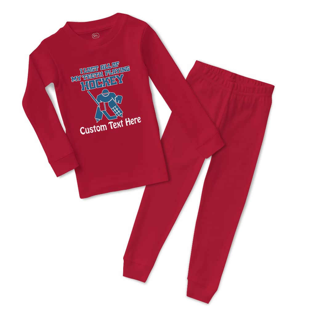 Custom Boy & Girl Cotton Toddler Pajamas - 