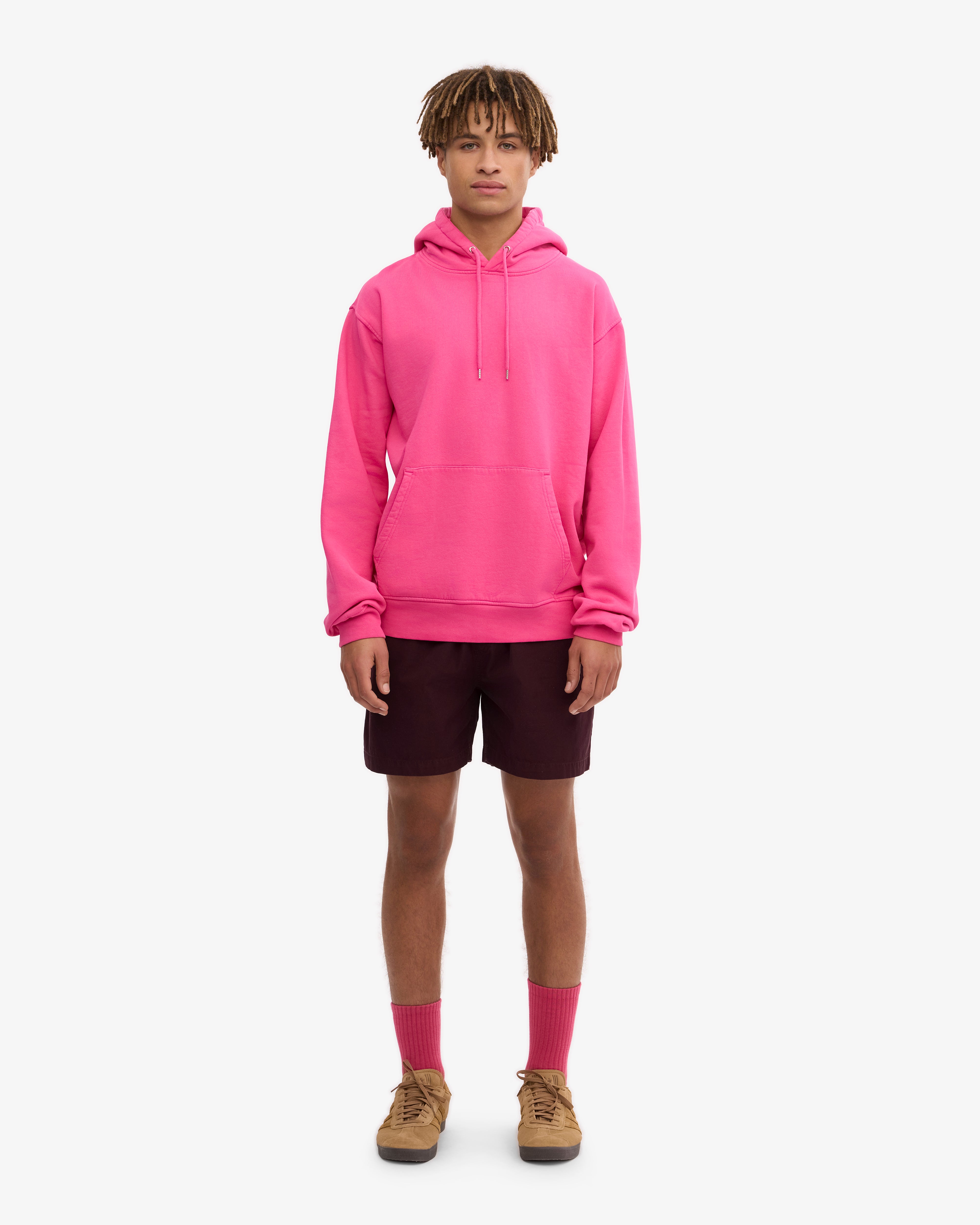 Classic Organic Cotton Hoodie - Bubblegum Pink | Soft & Comfortable Pullover for Women & Men | Perfect for Casual Wear, Gym, and Outdoor Activities