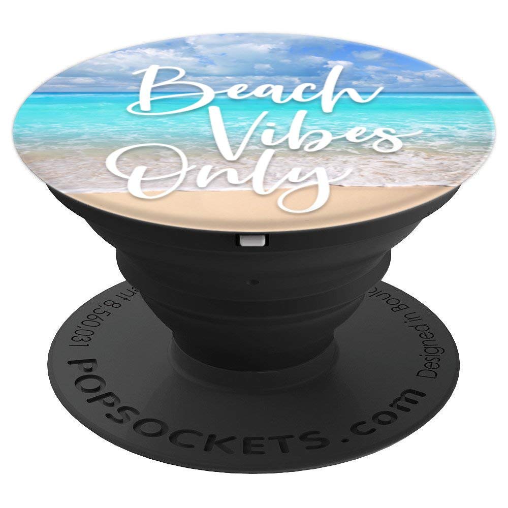 Beach Vibes Only - Funny Summer Vacation Saying T-Shirt for Women | Casual Wear, Beach Outfits, Vacation Gifts