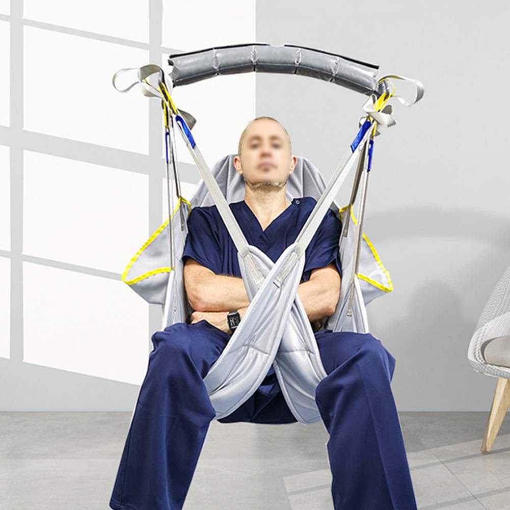 WLKQ Universal Full Body Mesh Lift Sling for Patient Transfer - Breathable Polyester Medical Sling for Hoists & Mobility Aids - Ideal for Home Care, Hospitals & Rehabilitation Centers