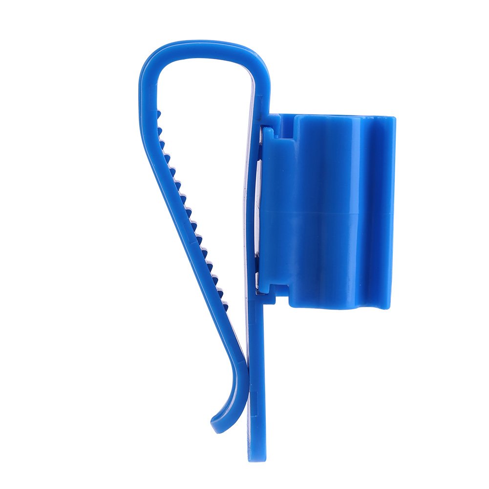 2Pcs Adjustable Plastic Tube Clips for Fish Tank, Water Pipe & Hose - Secure Mounting Clamp Holder for Aquariums, Plumbing & Gardening Use