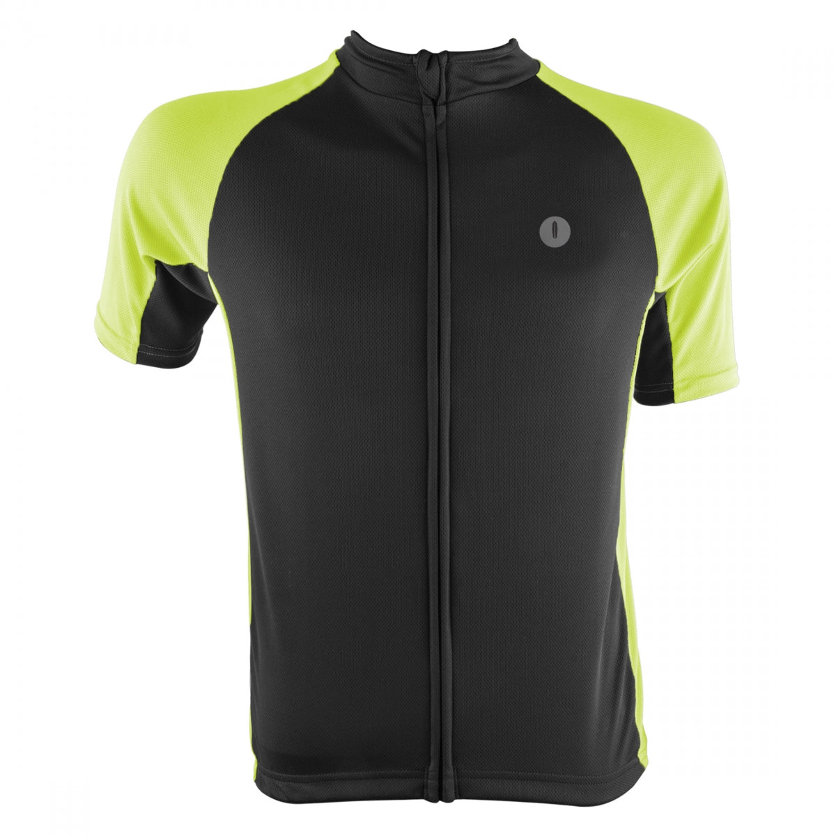 Aerius High Visibility Yellow Unisex Road Cycling Jersey - MD | Breathable & Reflective for Safe Day & Night Riding