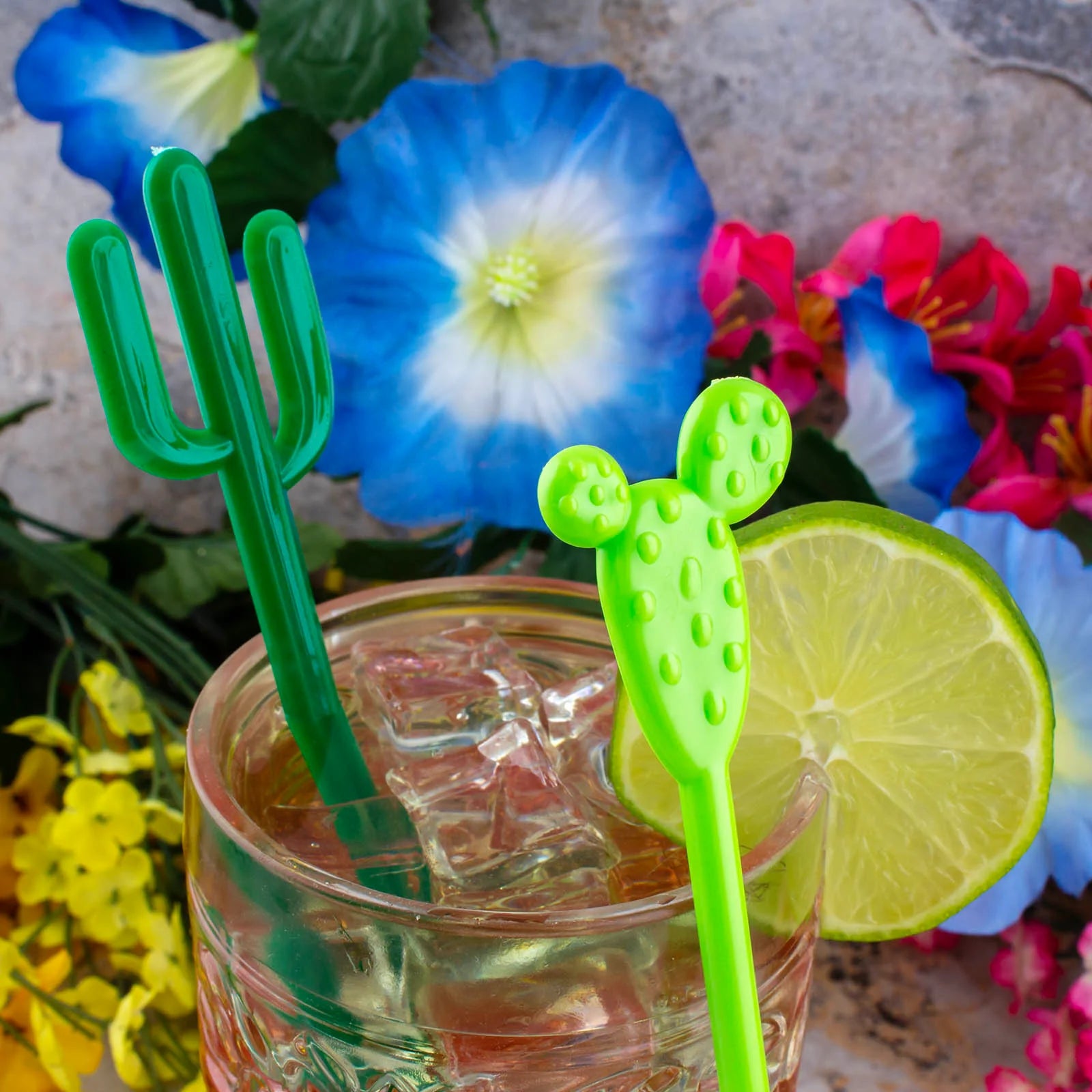 BarConic® Swizzle & Stir Sticks - 100 Pack with Multiple Design Options - Perfect for Cocktail Parties, Home Bars & Mixology Enthusiasts